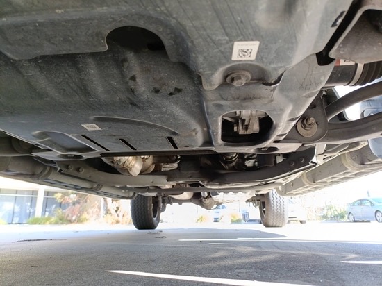 Undercarriage photographed during a VerifiInspect inspection